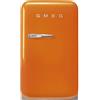 Smeg MINIBAR FAB5ROR5 ANNÉES 50 ORANGE CHARNIÈRE DROITE
