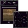 Kaiser Set forno EH 4747 + KCT 4746 FI, forno da incasso 45 cm, 50 L, 9 funzioni+piano cottura a induzione 45 cm