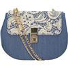 SwankySwans Elm Lace Denim, Borsa a Tracolla Donna, Blu, Medium
