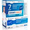 Eurocali 7x Tamponi COVID 19 - Test Nuove Varianti 2025 - Tamponi Rapidi Nasali Certificati per Uso Domestico, Risultato Rapido e Affidabile
