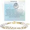 Farfume Bracciale Donna Chakra 4 mm Perline Bracciali, Cristalli Pietre Naturali Gioielli Regalo per le Donne (Pietra di Luna)