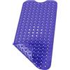 LICHTENHEIM Tappetino da doccia antiscivolo Sensitiv 100 x 40 cm - con 2 ganci - Tappetino antiscivolo - vasca da bagno senza BPA - tappetino da bagno resistente alla muffa e lavabile (viola)