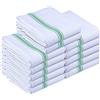 Utopia Towels - Asciugapiatti, 38 x 64 CM, Asciugamani Da Cucina In Cotone, Set Di Asciugamani Da Bar e Da Tè Morbidi e Riutilizzabili (12 Confezioni, Verde)