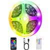 PSTAR Strisce LED 4M, USB LED TV Retroilluminazione Intelligente con distanza & APP,LED Striscia per TV da 55-75 Pollici, per TV und PC