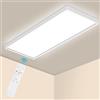 Epicflare Plafoniera LED Soffitto RGBW + 4000K Lampada da Soffitto con Telecomando 21W 58x20 cm Plafoniera Bagno IP44 Impermeabile per Soggiorno Camera da letto Cucina Bagno