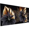 Aapxi Fiori per adulti, 40 x 80 cm, set di pittura con diamanti 5D, XXL, foglia d'oro, decorazione per la casa