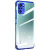 LMobile Clear Color Case Gel TPU Electroplating Frame Cover for Xiaomi Redmi Note 10 5G / Poco M3 Pro Blue