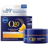 NIVEA Q10 Energy Antirughe, Crema notte idratante con Q10, Vitamine E e C, cura del viso ammorbidisce le rughe e tonifica la pelle, Q10 Energy rigenerante notte (50 ml)