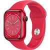 Apple Watch Series 8 Alluminio 45 mm (2022) | GPS | (PRODUCT)RED | Cinturino Sport (PRODUCT)RED M/L