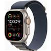 Apple Watch Ultra 2 (2023) | GPS + Cellular | argento | Alpine Loop blu Medium