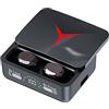 Irfora Cuffie True Wireless, M90 True Wireless Headphones BT 5.3 Sport Headset Touch Control Music Earphones In-Ear Mini Ears with Mic Charging Case Battery Digital Display USB Output