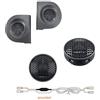 Superauto hi-fi Coppia Tweeter Hertz DT 24.3 Da 24 mm (80 W) con Supporti adattatori compatibili con Fiat Panda dal 2003 al 2012 Seconda Serie Custom fit