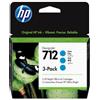 HP cartuccia ORIGINALE multipack ciano 712