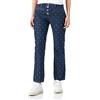 Love Moschino Slim Fit Trousers Pantaloni Casual, Dark Blue Denim, 46 da Donna