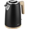 Botti Electronic Botti Bollitore elettrico Pedro 1,7L nero | 2200W di potenza | Acciaio inox spazzolato | Elemento riscaldante piatto | Spegnimento automatico | Comando Strix | Design estetico