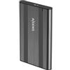 AISENS Scatola esterna 2.5? 9,5 mm SATA a USB 3.0/USB3.1 Gen1. Grigio