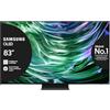 Samsung OLED TV 83 QE83S90DAEXZT, OLED HDR+, Upscaling AI 4K, Processore NQ4 AI GEN2, Motion Xcelerator 144Hz, Design LaserSLim, DVBT-2, Q-Symphony & Dolby Atmos, Black 2024