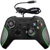 Hovlia Controller cablato per Xbox One, controller di gioco cablato a doppia vibrazione USB Xbox One, compatibile con Xbox One/S/X/PC Windows 7/8/10, con jack audio da 3,5 mm
