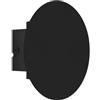 Eglo Talamello Lampada da parete a LED per interni, rettangolare, illuminazione indiretta, faretto da parete per corridoio e soggiorno, metallo nero, luce bianca calda, diametro 15 cm