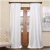 HPD Half Price Drapes PDCH-KBS2BO-96-FP - Tenda Plissettata in Finto Dupioni Oscurante, Stile Vintage, 1 Pannello, 63 x 244 cm, Bianco Sporco