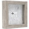 Lawrence Frames Shadow Box - Cornice in polistirolo, colore grigio naturale, 12,7 x 12,7 cm