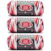 Red Heart All in One Granny Square Soft White- Hot Stuff, 3 confezioni da 250 g, 100% acrilico, pettinato, #4 (medio), 381 m, per lavori a maglia, uncinetto e amigurumi