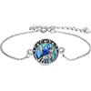YAFEINI Bracciale Regolabile con Cavallo in Argento Sterling 925 per Regali di Gioielli per Cavalli da Donna (Braccialetto di lupo)