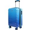 Blade Set di 3 valigie espandibili - Valigia rigida trolley - Valigia leggera in ABS + PC con serratura TSA - 4 ruote rotanti - Set di 3 valigie da viaggio, Blu, M (Handgepäck), valigetta