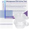 Clark Pharma Kit per test della menopausa da 10 pezzi | 10 strisce reattive e 10 coppette per campioni di urina | Rilevazione dell'ormone FSH nelle donne | Autotest per la menopausa Fertilità perimenopausa