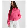 Calvin Klein Jeans Giacca a Vento Con cappuccio Tessuto Riciclato Donna
