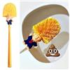 Uadme Donald Trump Toilet Brush, Scopino WC Divertente - Regalo Bavaglio Umorismo Politico Novità Divertente Trump Gadget(size2 senza supporto)