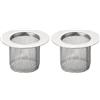 QUARKZMAN 2Pz Filtri per Lavandino del Bagno 40mm/1,57 Sink Strainer