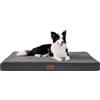 Bedsure cuccia ortopedica per cani di taglia grande - cuscino per cani soffice tappetino per cani materasso lavabile per cani di taglia grande, Verde scuro, Scatola XL (104x74x9 cm)