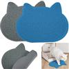 HOVUK 2 tappetini impermeabili per gatti, blu e grigio, antiscivolo, per intrappolare sporco o sabbia e sabbia dalle zampe, dimensioni 40 cm