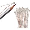 Evemodel 30 pezzi, pre-saldato, micro impermeabile, SMD LED, forma 0603, 20 cm, Diycraft (viola)