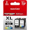 APEXCOLOR PG-545 CL-546 XL PG-545XL CL-546XL Cartucce d'inchiostro Sostituzione per Canon 545 546 XL Multipack per Pixma MX490 MX495 MG2550s MG2550 TS3150 TS3151 TS3350 TR4550 TR4551