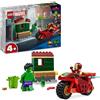 LEGO Iron Man con moto e The Hulk 1 St