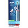 Braun Oral-B Pro 3 Spazzolino Elettrico Ricaricabile - 3700 Blu. 1 Spazzolin