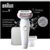 Braun Silk-Epil 9-030 SensoSmart TM Epilatore Elettrico con Testina Fl