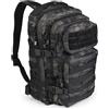 MIL-TEC ZAINO TATTICO SMALL 20 LITRI DARK CAMO CON 7 TASCHE