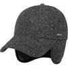 Stetson Cappellino con Paraorecchie Vilson Wool Uomo - in Lana Berretto Baseball Cappello Invernale Chiuso Dietro, Visiera, paraorecchie, Fodera Inverno Autunno/Inverno - L (58-59 cm) Antracite