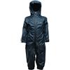 Regatta Paddle - Giacca Impermeabile da Bambino, Bambini, Rg252/Trw466, Bleu Marine, Size 12-18