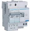 Hager BOCCHIOTTI S.p.a. Interruttore Magnetotermico Differenziale Modulare 2 Poli 25A 30mA 4,5kA Tipo AC Curva C 4 Moduli Hager ADC224H