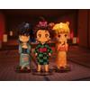 BANDAI Demon Slayer Figuarts mini Action Figures Sumiko, Zenko, Inoko 9 cm BANDAI