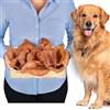 Lovely DOG Orecchie di maiale per cani 10 pezzi (400g) | Snack naturali di orecchie di maiale intere essiccate | 100% naturali | Masticazione duratura | Senza cereali | Ideali per cani piccoli e grandi