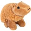 Wild Republic Pocketkins Eco Capibara, Animale di Peluche, 12 cm, Giocattolo di Peluche, Realizzato con Materiali Riciclati, Ecologico