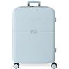 Pepe Jeans Accent Valigia media Blu 48x70x28 cm ABS rigido Chiusura TSA integrata 79L 4,32 kg 4 Doppie ruote