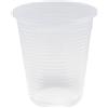 100 Bicchieri In Plastica Trasparente Da 166 Ml - Praticità E Versatilità