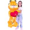 Garfield Cuore Peluche 100 cm Gigante XXL Gatto Pigro Cartone Animato Originale