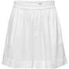 ONLY Onltokyo HW Linen Blend Shorts Pnt Noos Pantaloncini, Bianco, L Donna